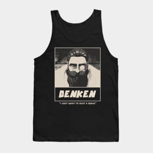 Denken Gloomy Halftone Fanart Design Tank Top